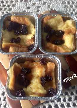 Bread Puding Kukus (Puding Roti Tawar)