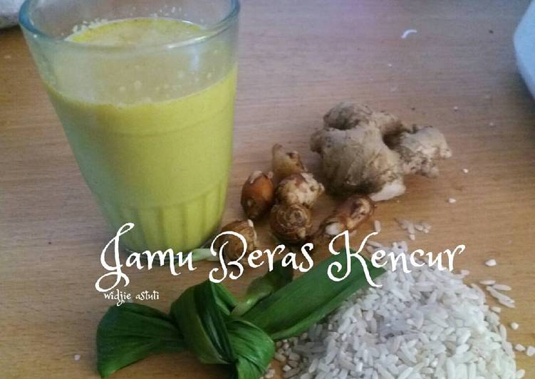 resep Jamu Beras Kencur (#Pr_RecookMinTradisional)