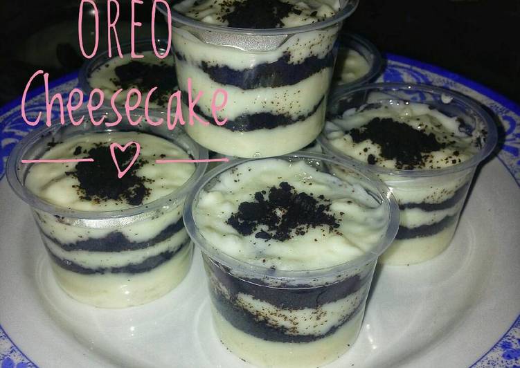 resep lengkap untuk Oreo Cheesecake