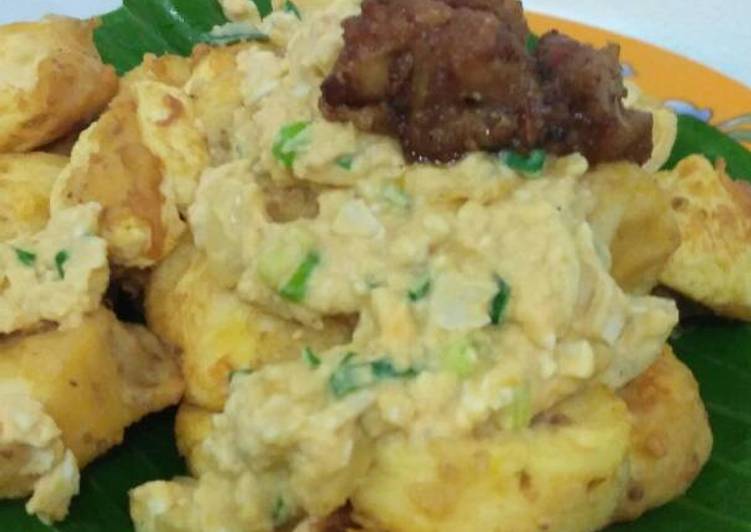 resep makanan Sapo tahu saus telur asin dan ayam rica