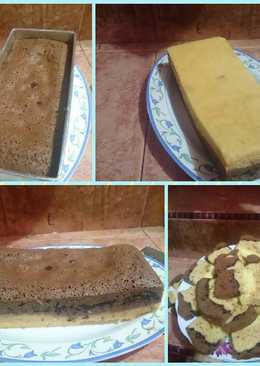 Brownis kukus cokake (coklat kacang keju)
