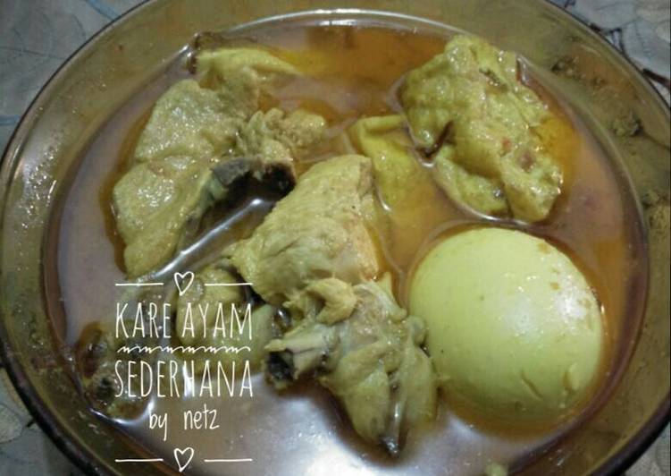 Resep Kare Ayam Sederhana Karya Net'z Sulistiawan