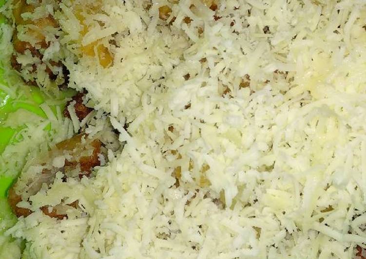 Pisang mandi keju