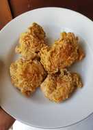 Ayam goreng tepung...No ribet dan awet kres kres