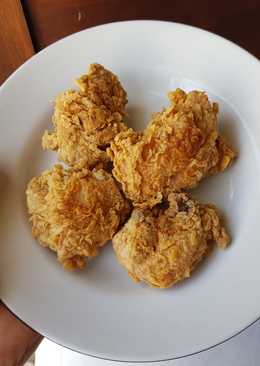 Ayam goreng tepung...No ribet dan awet kres kres