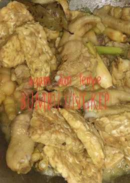 Ayam dan Tempe bumbu ungkep