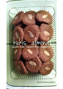 Kukis Almond #gluten free-casein free, eggless