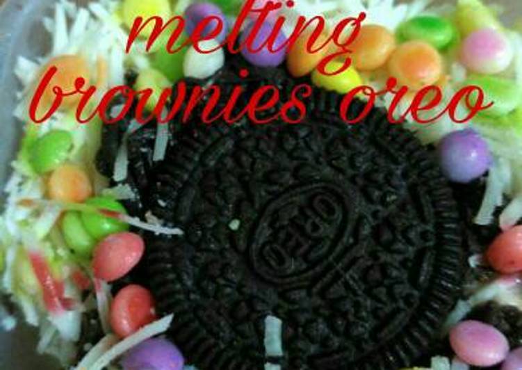 Resep Cheescake melting brownies oreo By Masjidah Ibnu