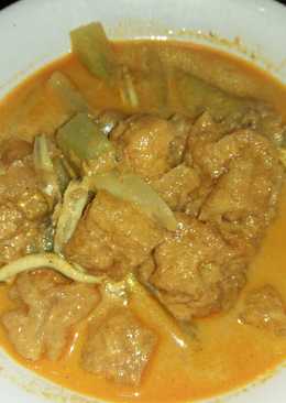 Gulai kemumu karupuak jangek