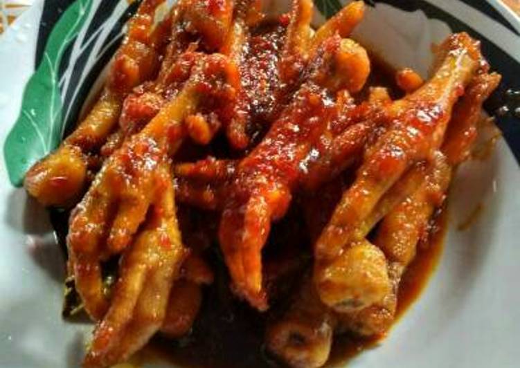 Resep Ceker Ayam Kecap Pedas oleh Elmidiyanti - Cookpad