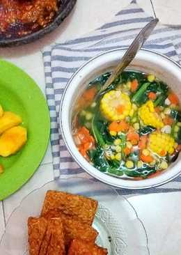 Sayur Bening Bayam Jagung