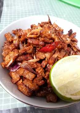 Orek tempe pedas manis gurih