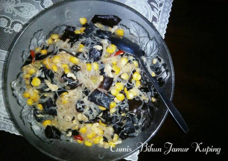 gambar untuk resep Tumis Bihun Jamur Kuping