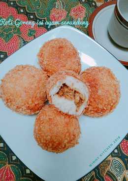 Roti goreng isi ayam serundeng #pekaninspirasi