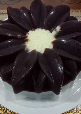 Puding coklat with fla susufanila #seninsemangat