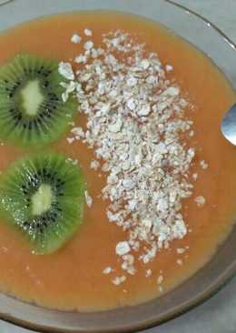 Smoothies mangga + jambu biji