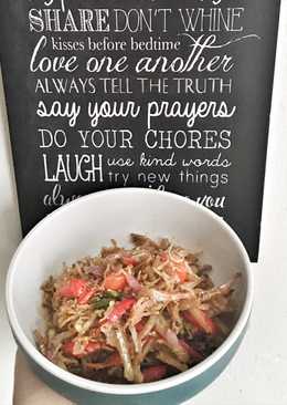 Tumis Teri Pedas Asam