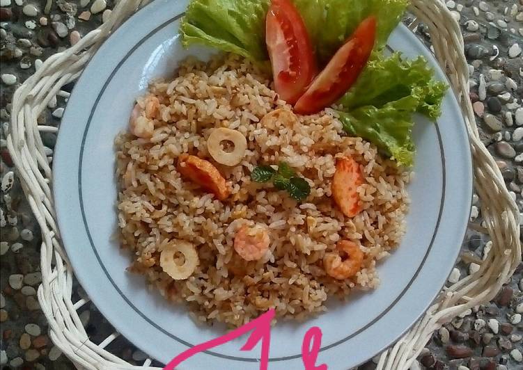 cara membuat Nasi Goreng Sea Food