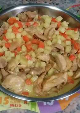 Curry ayam sederhana