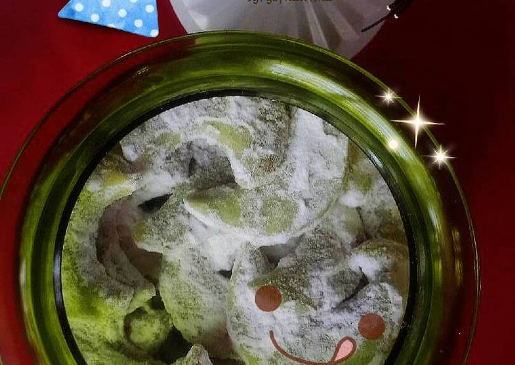 gambar untuk resep Putri salju pandan super renyah & enyakkkk !