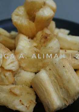 Singkong keju gurih merekah.. Renyah di luar, lembut di dalam.