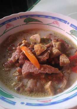 Lodeh tolo kulit sapi/rambak
