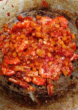 Kentang + udang balado alakadarnya