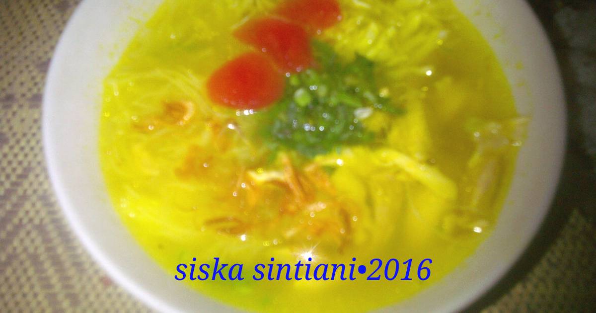 Resep Soto Ayam ala Siska Sintiani