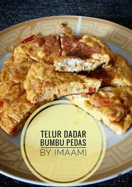 Telur Dadar Bumbu Pedas