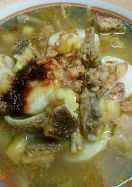 Lontong soto babat praktis