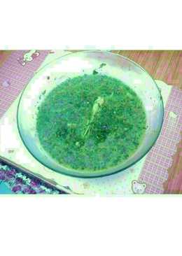 Sayur daun ubi blender