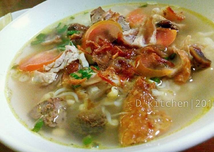 gambar untuk resep Soto Ayam Rempah... Bening dan Segar