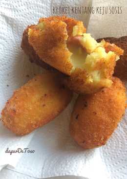 Kroket kentang keju sosis