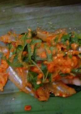 Pepes Ikan Teri Basah