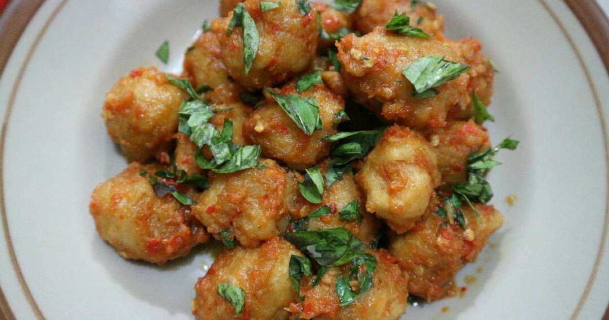  Resep  Pentol  ayam pedas  sambal kemangi oleh Stevani Cookpad