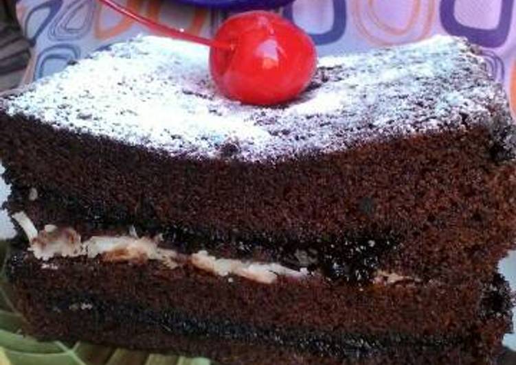 Resep Brownies kukus lapis moist irit?? Dari Bunda HasnaAlip