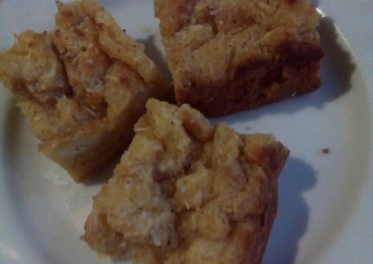 Bread Pudding w/ Cheese n Cinnamon