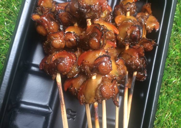 bahan dan cara membuat Sate kerang dara