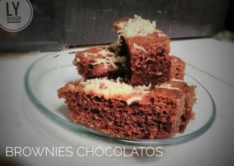 gambar untuk resep makanan Brownies Chocolatos