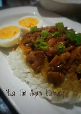 Nasi Tim Ayam Kampung #PR_adakecapmanisnya