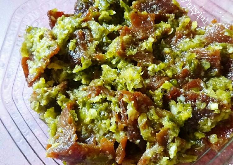 resep Dendeng Sapi Sambel Ijo