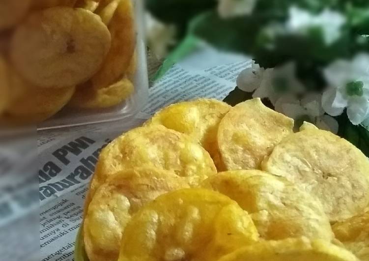 gambar untuk cara membuat Keripik Pisang renyah tanpa kapur