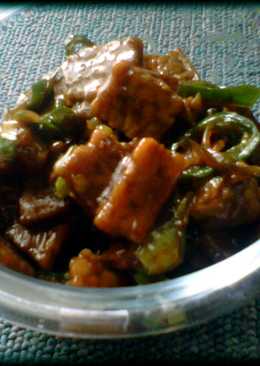 Tempe Kecap Cabai Hijau