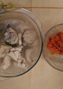 Sop Ayam + Sambel Kemiri