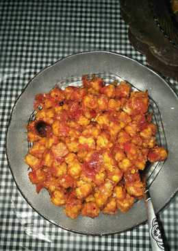 Tempe asam manis pedes