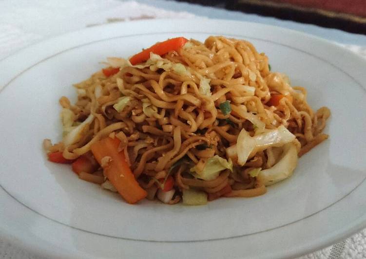 cara membuat Mi tektek goreng