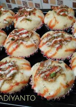 Roti Cup Pizza Ayam suwir