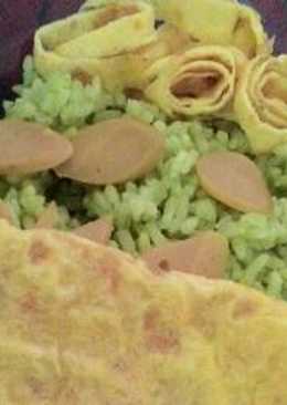 Nasgor hijau selimut