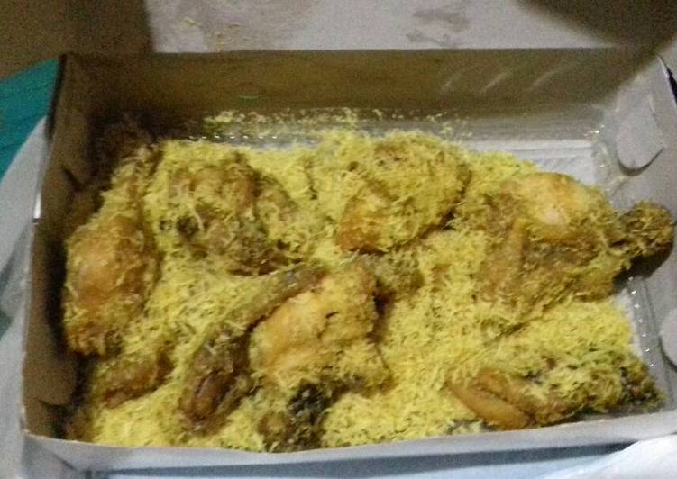 resep masakan Ayam goreng Serondeng Kelapa