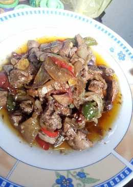 Hati ayam masak kecap